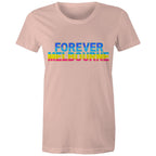 Forever Melbourne - Women's Colourful Rainbow T-shirt