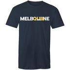 Melbourne City Skyline Men's T-Shirt Plus Sizes