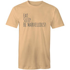 Eat. Sleep. Be Marvellous! T-shirt Men's Motivation Plus Sizes