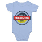 Funny Baby Romper Slogan "I'm Made in Melbourne" One-Piece Jumpsuit Toddler Onesie