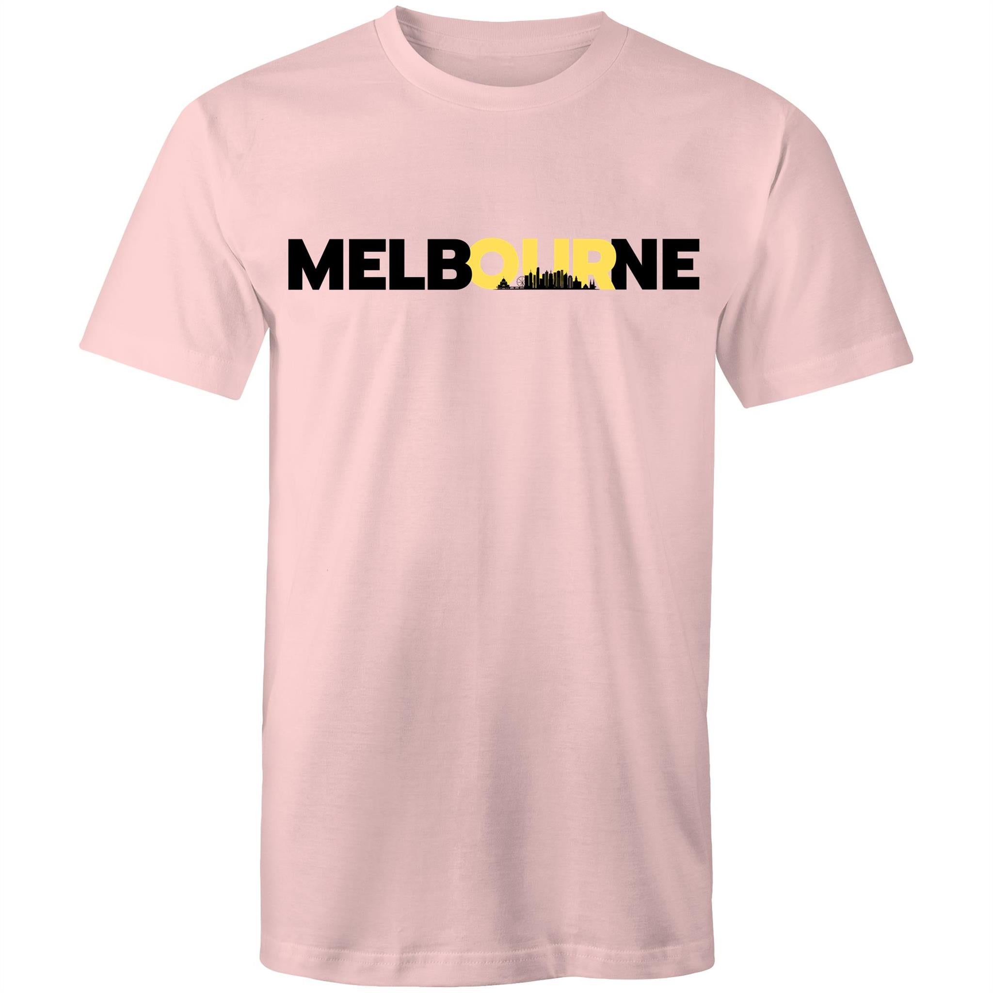 Melbourne City Skyline Men's T-Shirt Plus Sizes