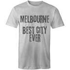 Men's T-shirt "Melbourne Best City Ever" Slogan Grunge Tee