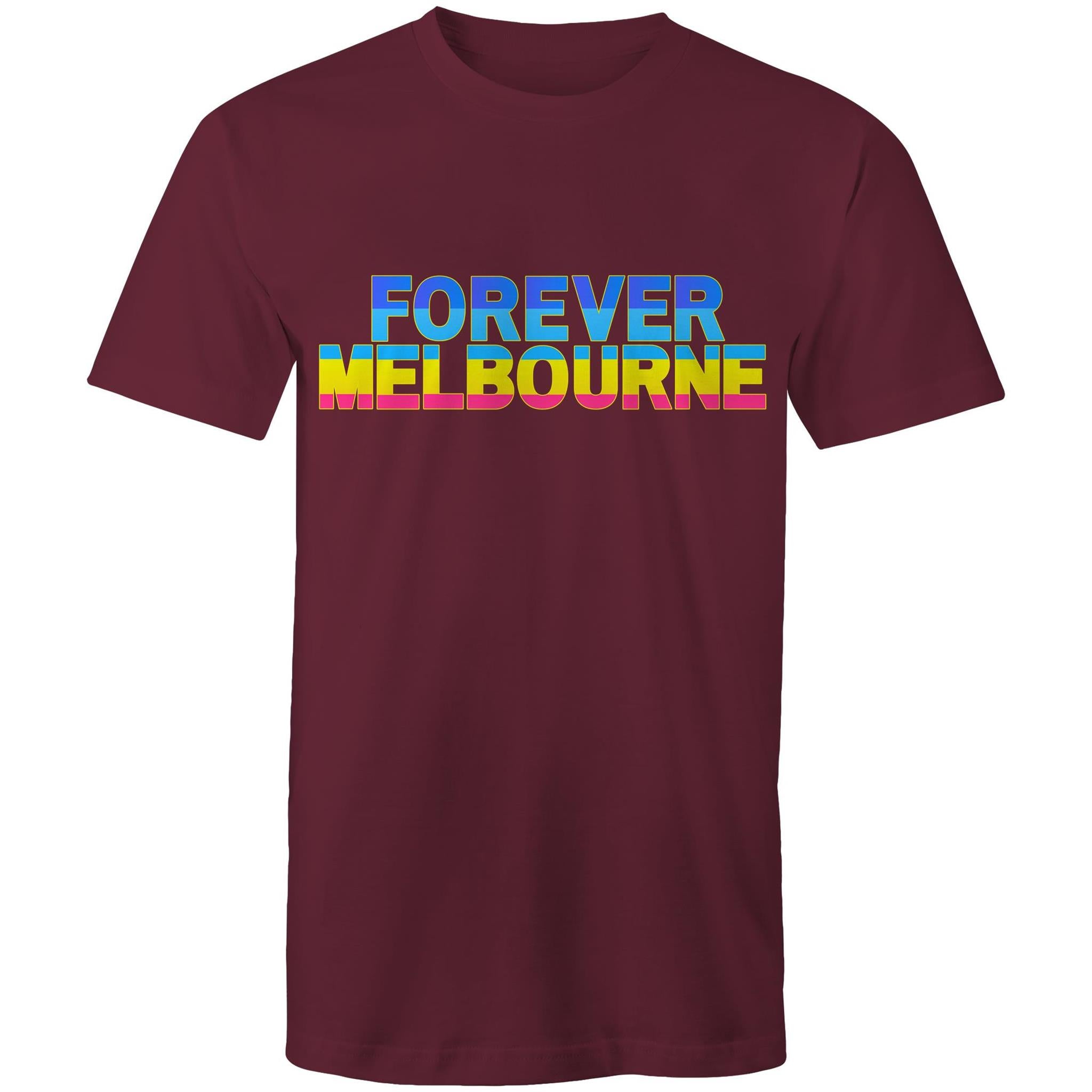 Forever Melbourne - Men's T-Shirt Colourful Plus Sizes