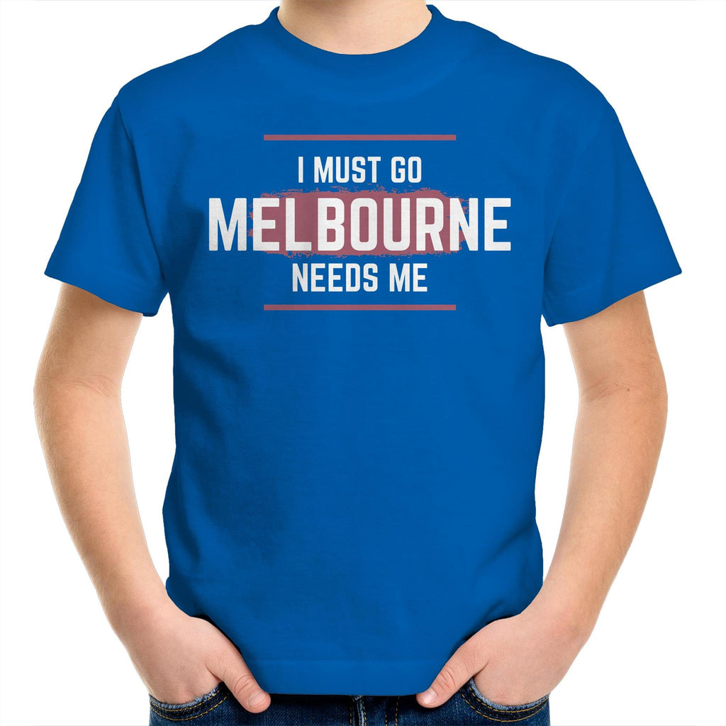 Funny Kids Superhero T-shirt "Melbourne Needs Me" Unisex Tee