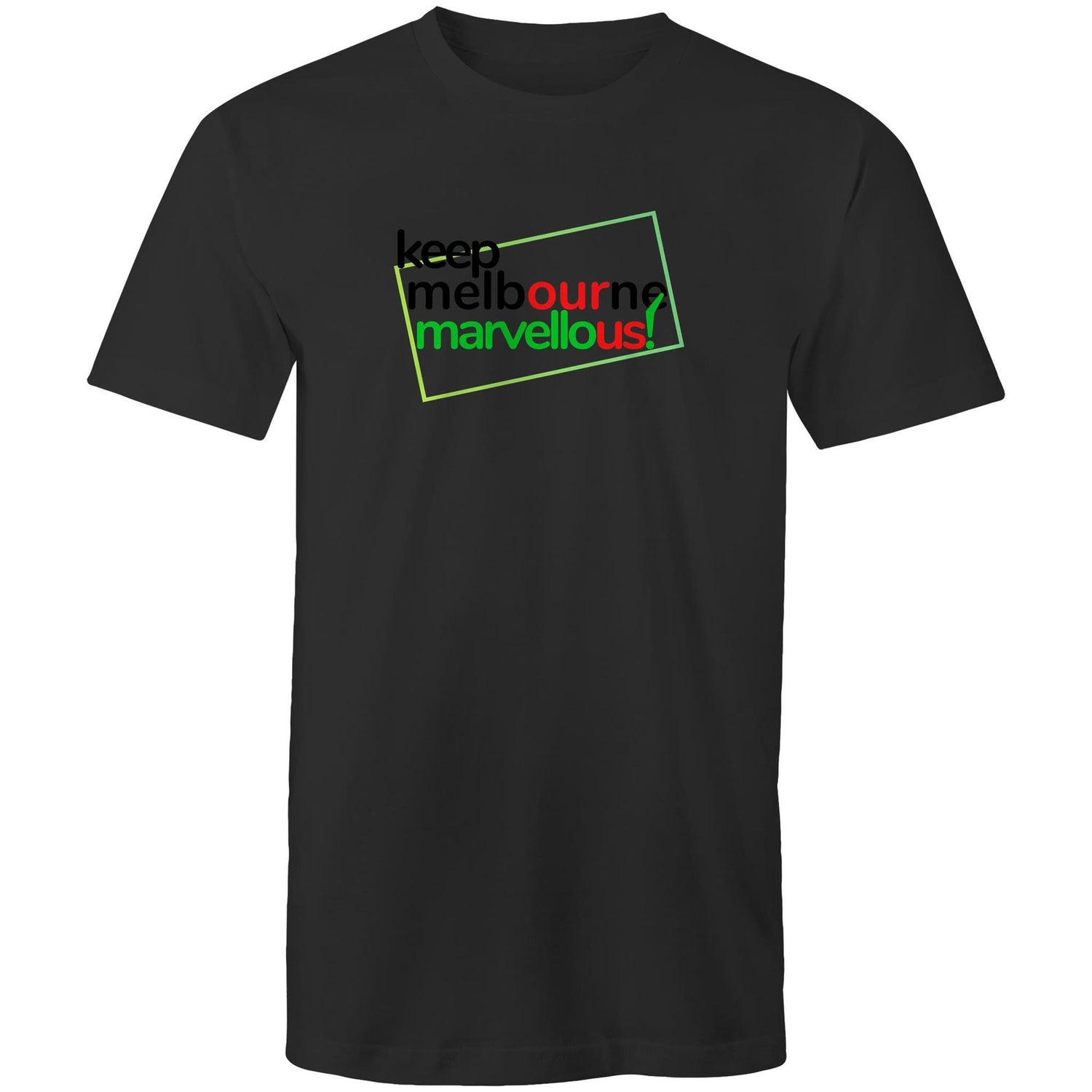 Men's T-shirt "Keep Melbourne Marvellous!" - Hoddle Grid Design Tee