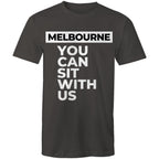 Funny Men's Melbourne T-shirt "Sit With Us" Plus Sizes