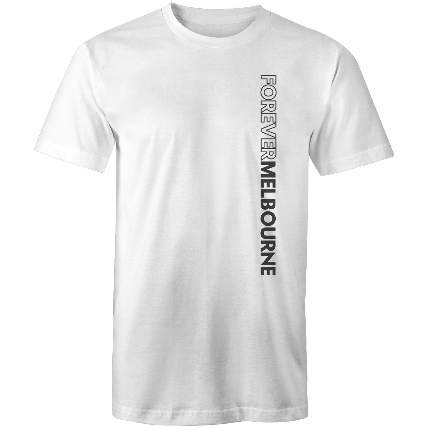 Forever Melbourne - Men's T-shirt Vertical Slogan Design