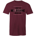 Funny Men's T-shirt Superhero "Melbourne Needs Me" Plus Sizes
