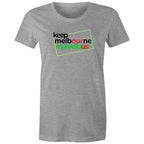 Melbourne City Famous Hoddle Grid CBD Brand Design Women's T-shirt