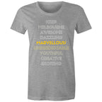 Women's T-shirt Melbourne Awesome Marvellous Dazzling Slogan Tee