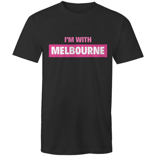 Men's T-shirt "I'm With Melbourne" - Slogan Tee-Keep Melbourne Marvellous Official Store
