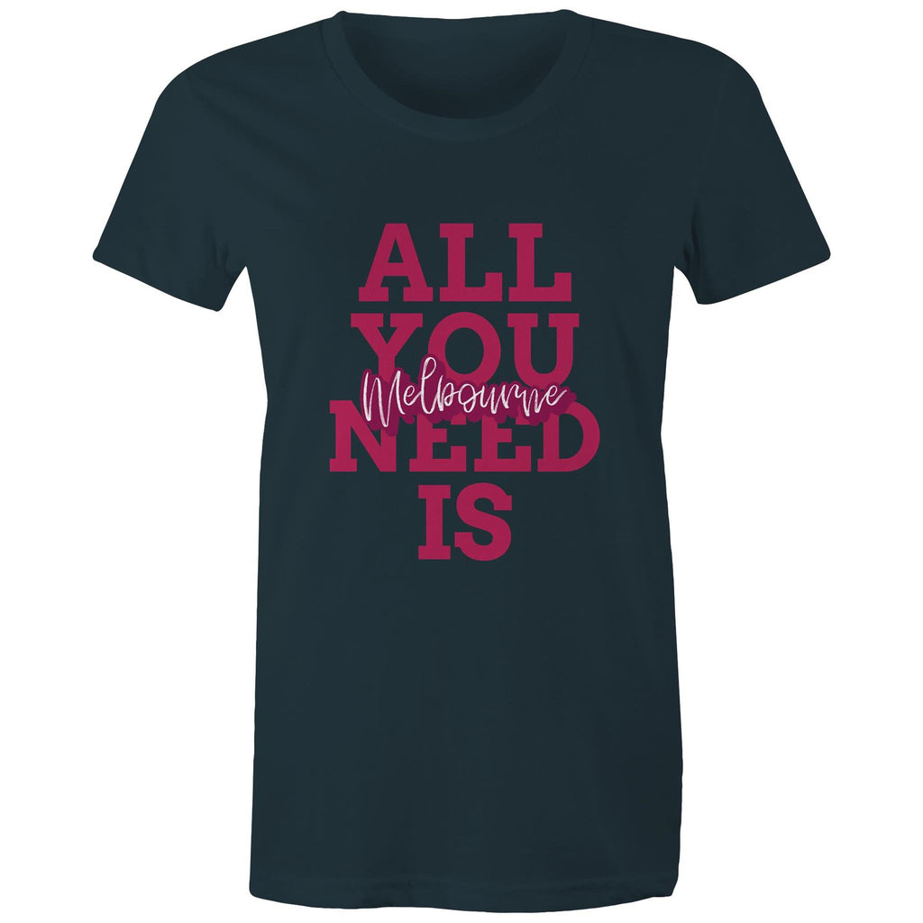 "All You Need Is Melbourne" - Women's Love T-Shirt