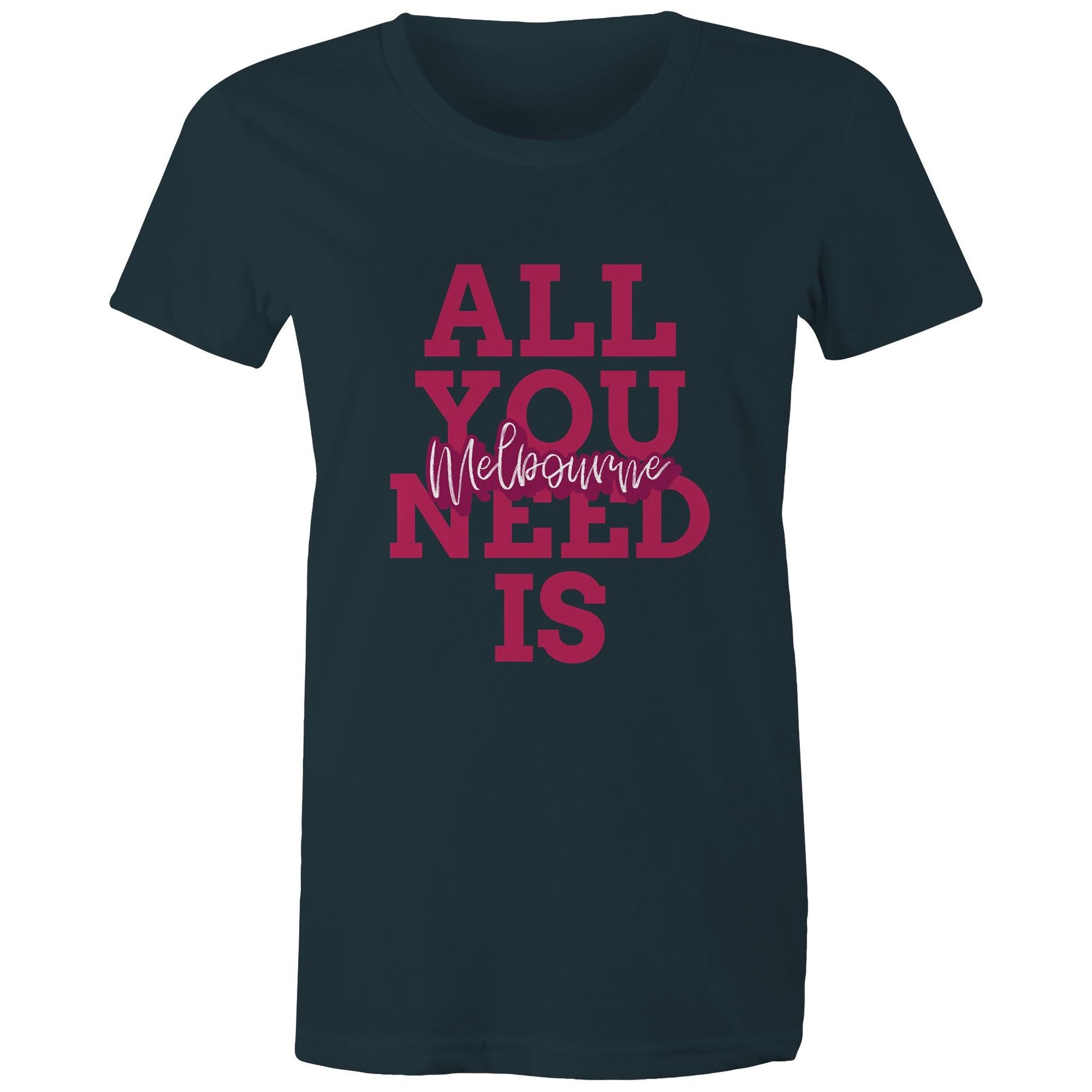 "All You Need Is Melbourne" - Women's Love T-Shirt