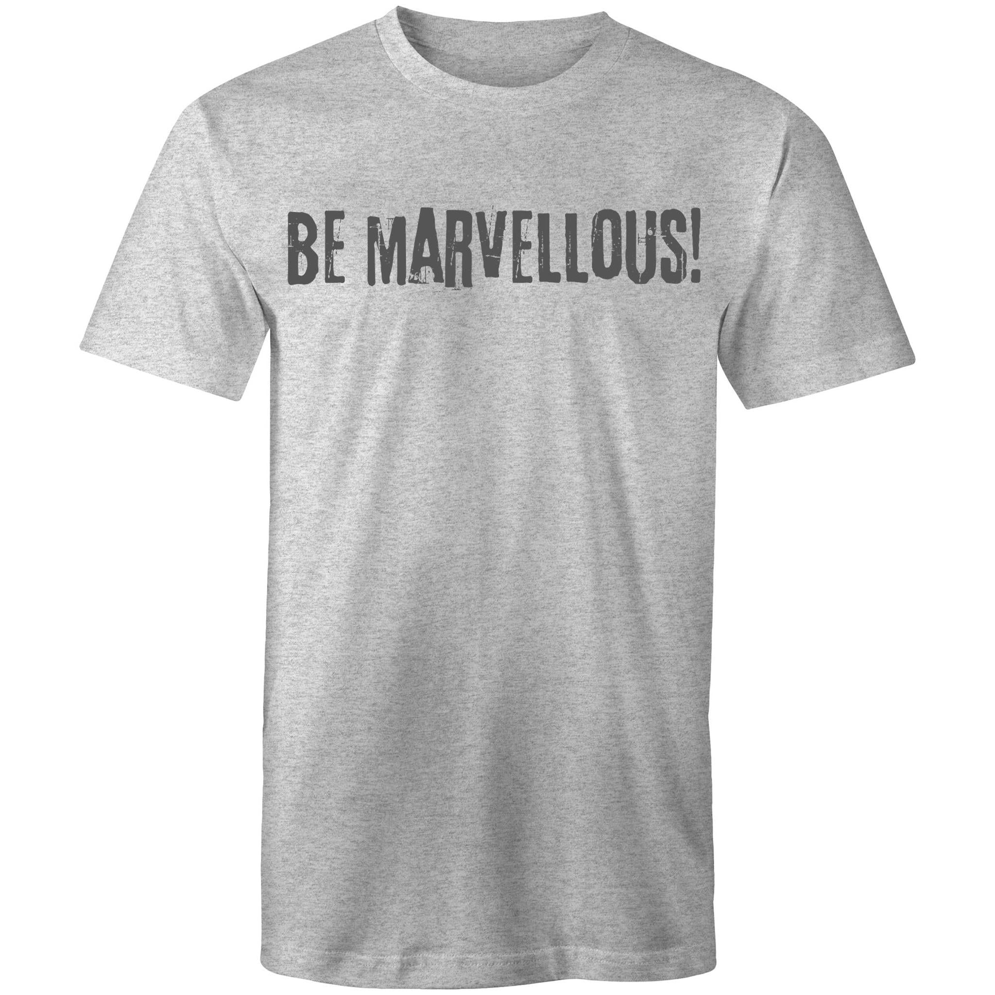 Be Marvellous! - Grunge Grafitti Lettering T-shirt Motivation Plus Sizes
