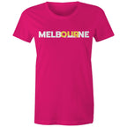 Melbourne City Skyline Skyscrapers Women's T-shirt