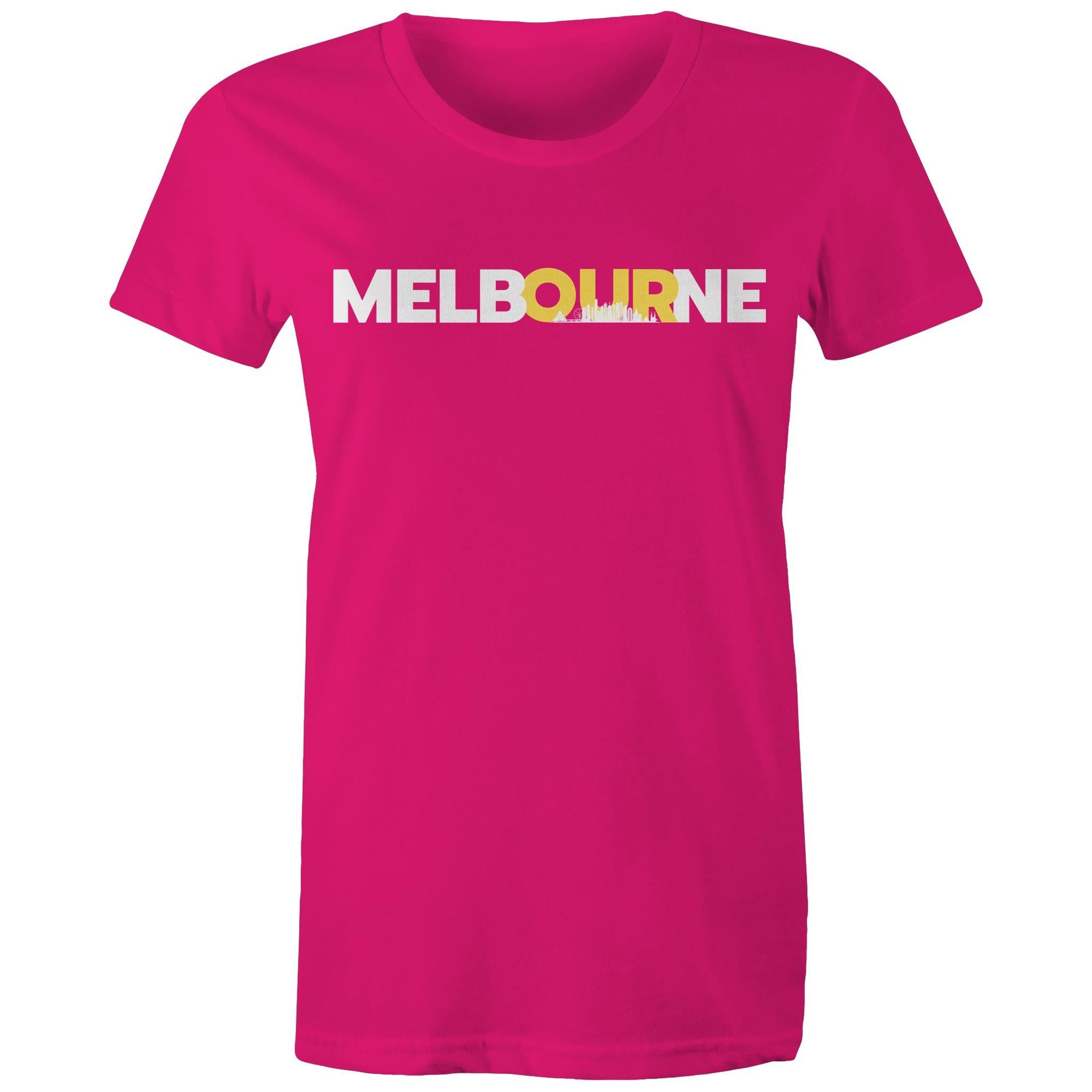 Melbourne City Skyline Skyscrapers Women's T-shirt