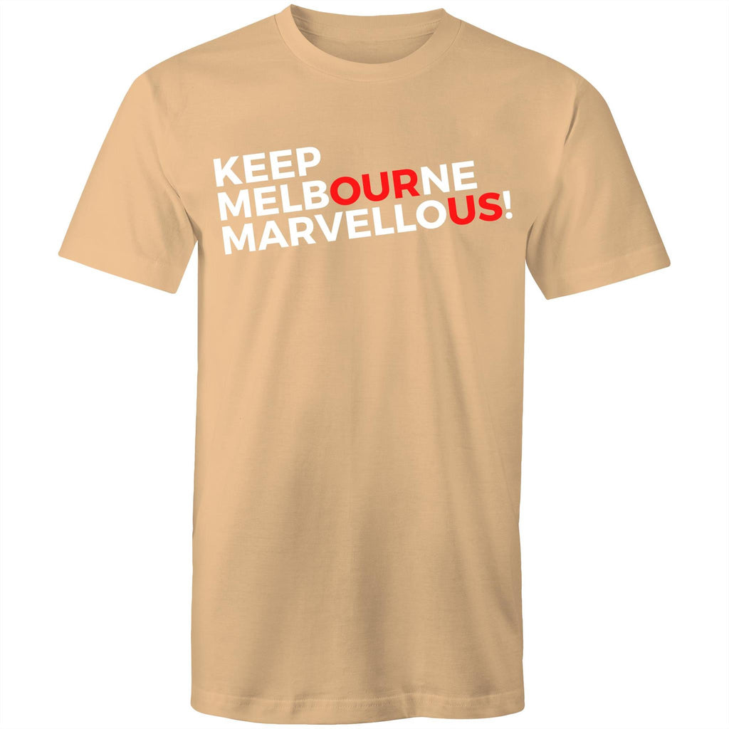 Men's T-shirt "Keep Melbourne Marvellous!" - Slogan Plus Sizes