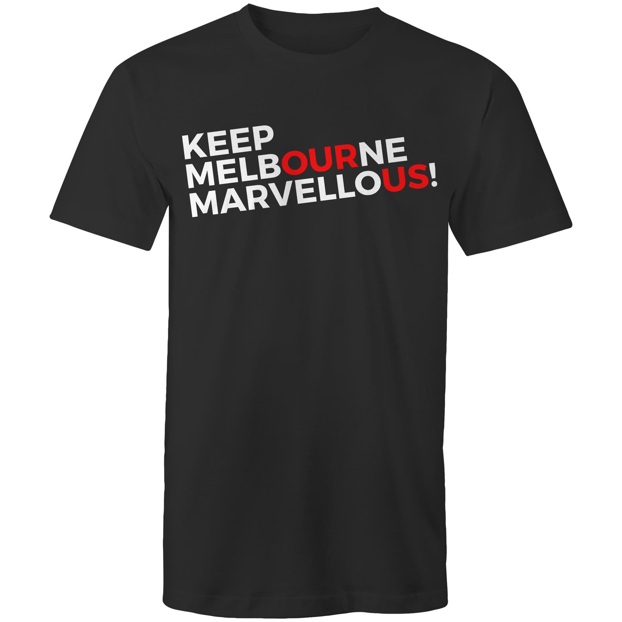 Men's T-shirt "Keep Melbourne Marvellous!" - Slogan Plus Sizes