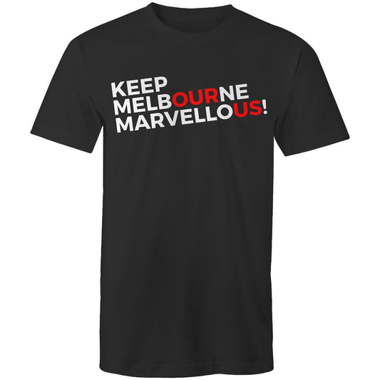 Men's T-shirt "Keep Melbourne Marvellous!" - Slogan Plus Sizes-Keep Melbourne Marvellous Official Store