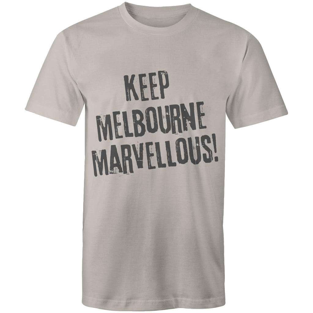 Men's T-shirt "Keep Melbourne Marvellous!" - Hipster Motivation Tee Plus Sizes