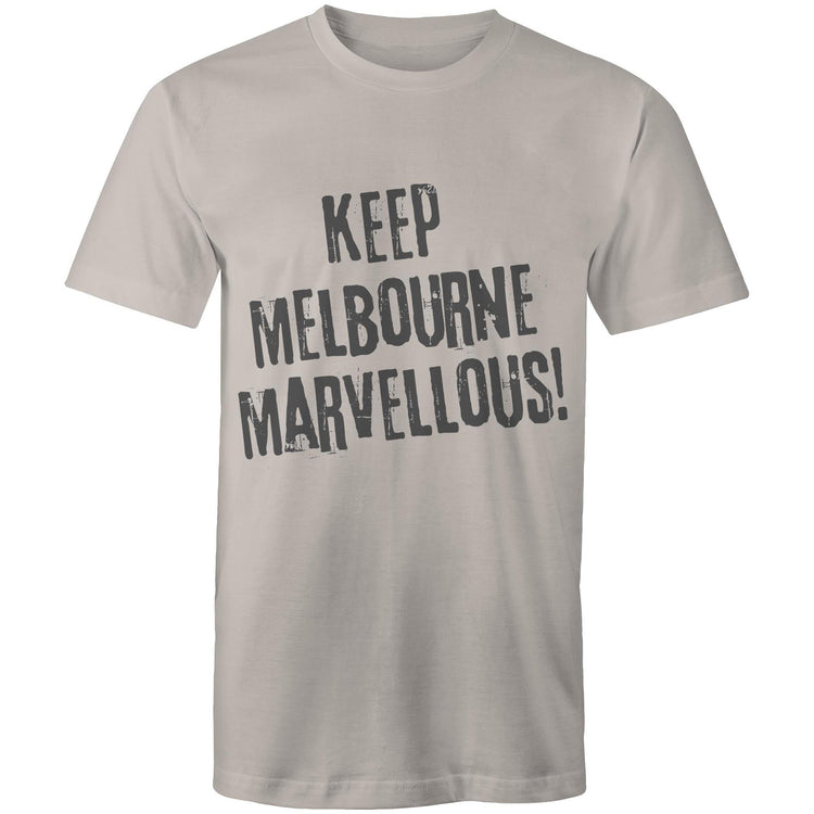 Men's T-shirt "Keep Melbourne Marvellous!" - Hipster Inspirational Design Tee