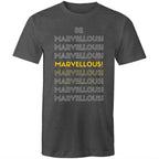 Positive "Be Marvellous!" Men's Motivation T-shirt Plus Sizes