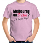 Funny Kids T-shirt Melbourne Tinder Dating App - Slogan Tee