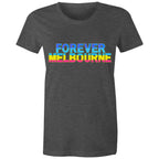 Forever Melbourne - Women's Colourful Rainbow T-shirt