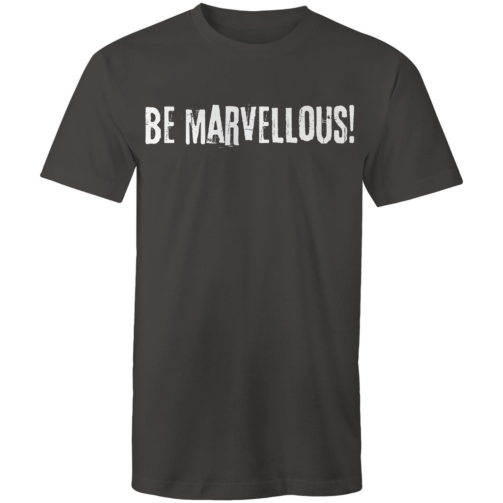 Be Marvellous! - Grunge Grafitti Lettering T-shirt Motivation Plus Sizes