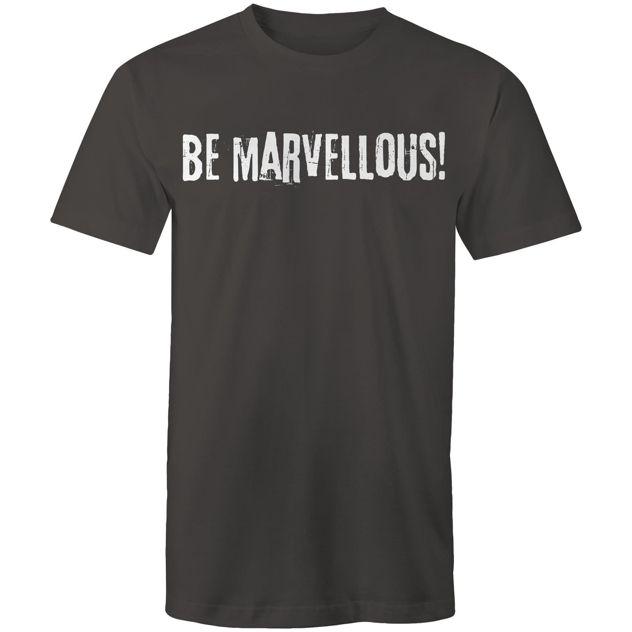 Be Marvellous! - Grunge Grafitti Lettering T-shirt Motivation Plus Sizes