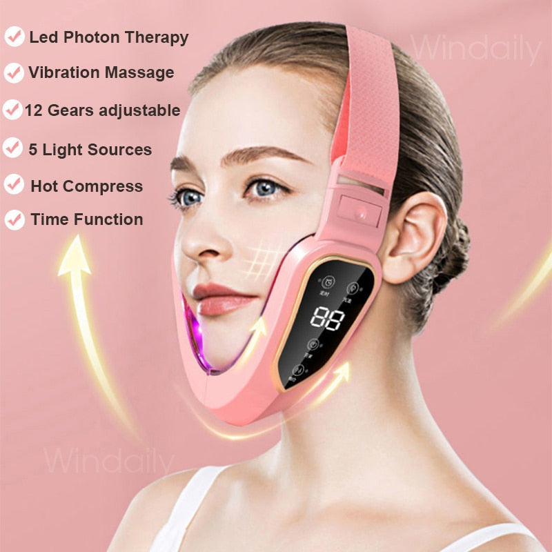 Anti-Aging Face Slimming Infrared Skin Repair Tool Red Light Device