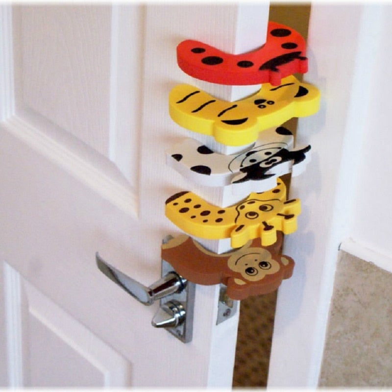 Baby Safety Door Jam & Pets Stop Keeps Doors Open