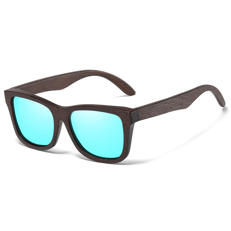 Bamboo Frame Sunglasses Natural Wood With Gift Box-Keep Melbourne Marvellous Official Store