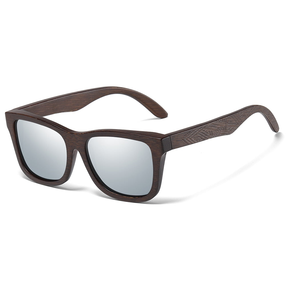 Bamboo Frame Sunglasses Natural Wood With Gift Box-Keep Melbourne Marvellous Official Store