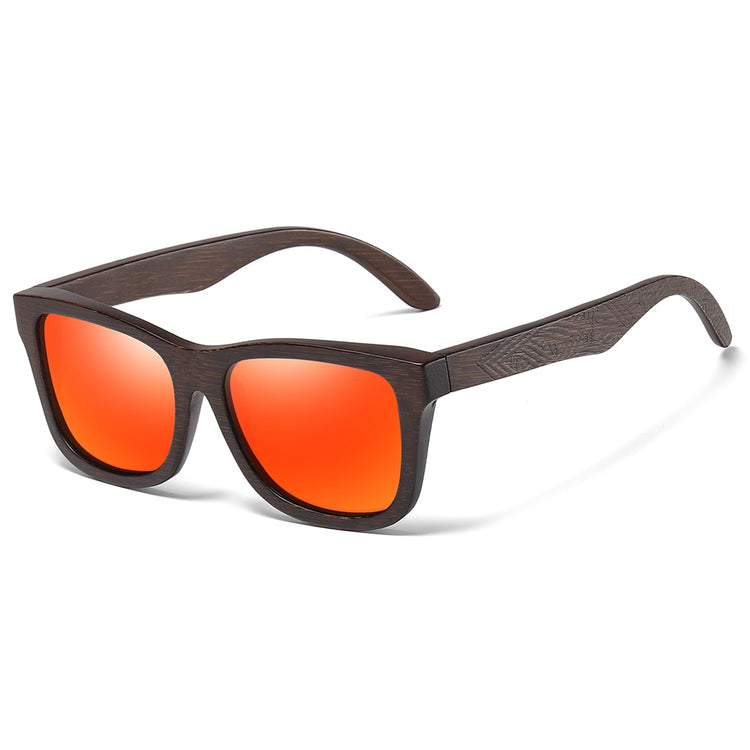 Bamboo Frame Sunglasses Natural Wood With Gift Box-Keep Melbourne Marvellous Official Store