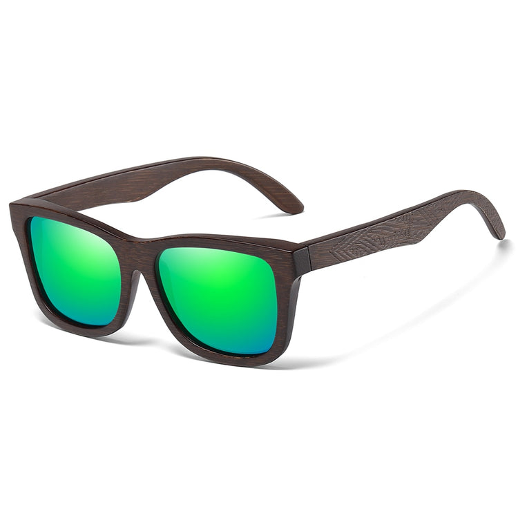 Bamboo Frame Sunglasses Natural Wood With Gift Box-Keep Melbourne Marvellous Official Store