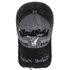 Vintage Denim Baseball Cap American Trucker Country Rancher Distressed