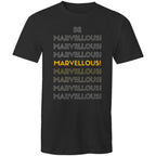 "Be Marvellous!" Men's Motivation T-shirt Plus Sizes