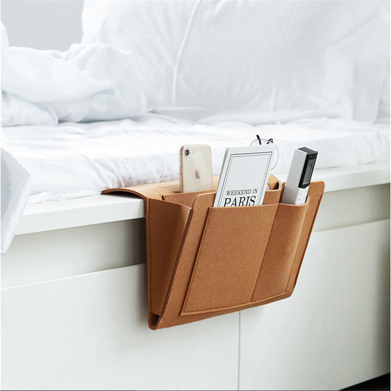 Hanging Pouch Caddie Storage Bedroom TV Remote Bedside Couch Organiser