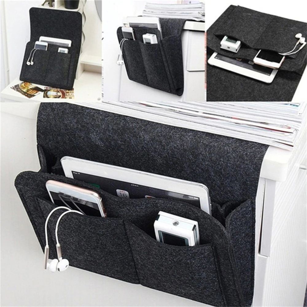 TV Remote Caddie Storage Tidy Bedside or Couch Organiser Hanging Pouch