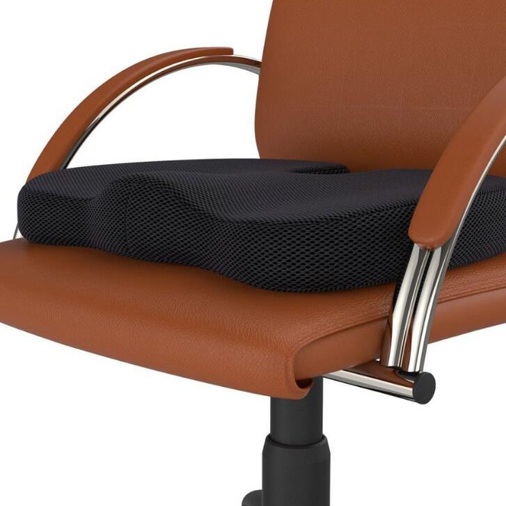 Seat Cushion Premium Cooling Gel Memory Foam Office Chair Lumbar Support Back Pain Relief