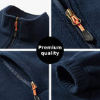 Winter Fleece Jacket Warm Parka Plus-Size Thermal Outdoors Coat