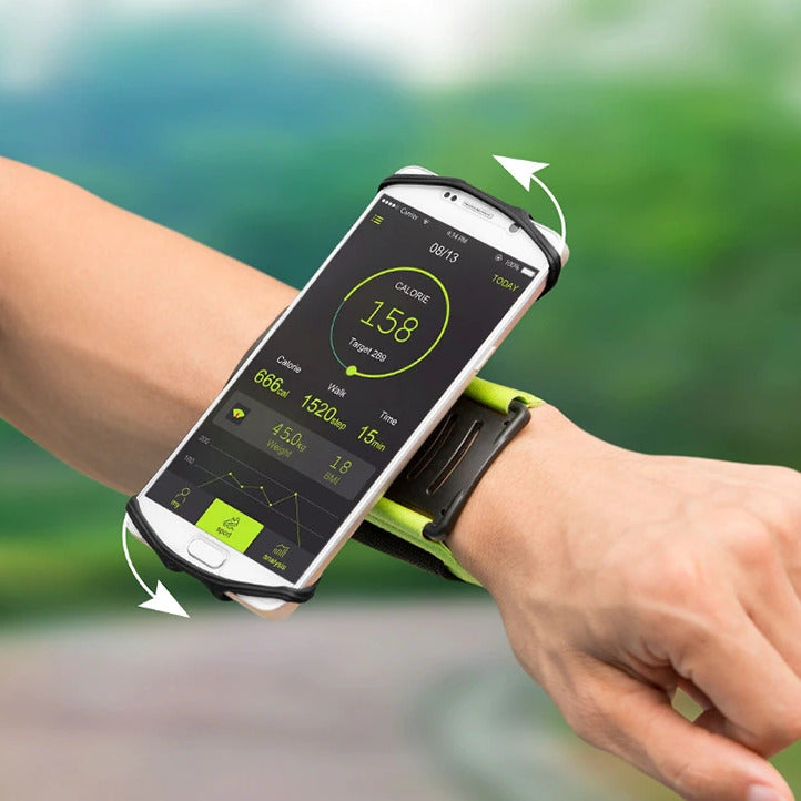Wristband Mobile Phone Holder Armband for Running Cycling Jogging Walking Sports
