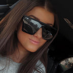 Large Unisex Sunglasses Oversized Big-Frame Flat-Top