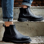 Safety Work Boots Steel-Capped Toes With Anti-Puncture Soles