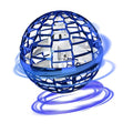 Flying Ball Toy Hoverball Original Flynova Pro Spinning UFO Orb Drone