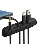 Cable Tidy Clips Computer Cords Stick On Holder