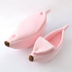 Calming Pet Bed Banana Boat