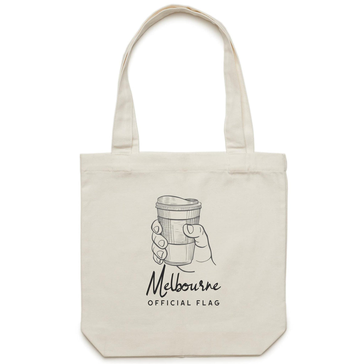 Canvas Quality Tote Shopping Bag - Official Melbourne Flag