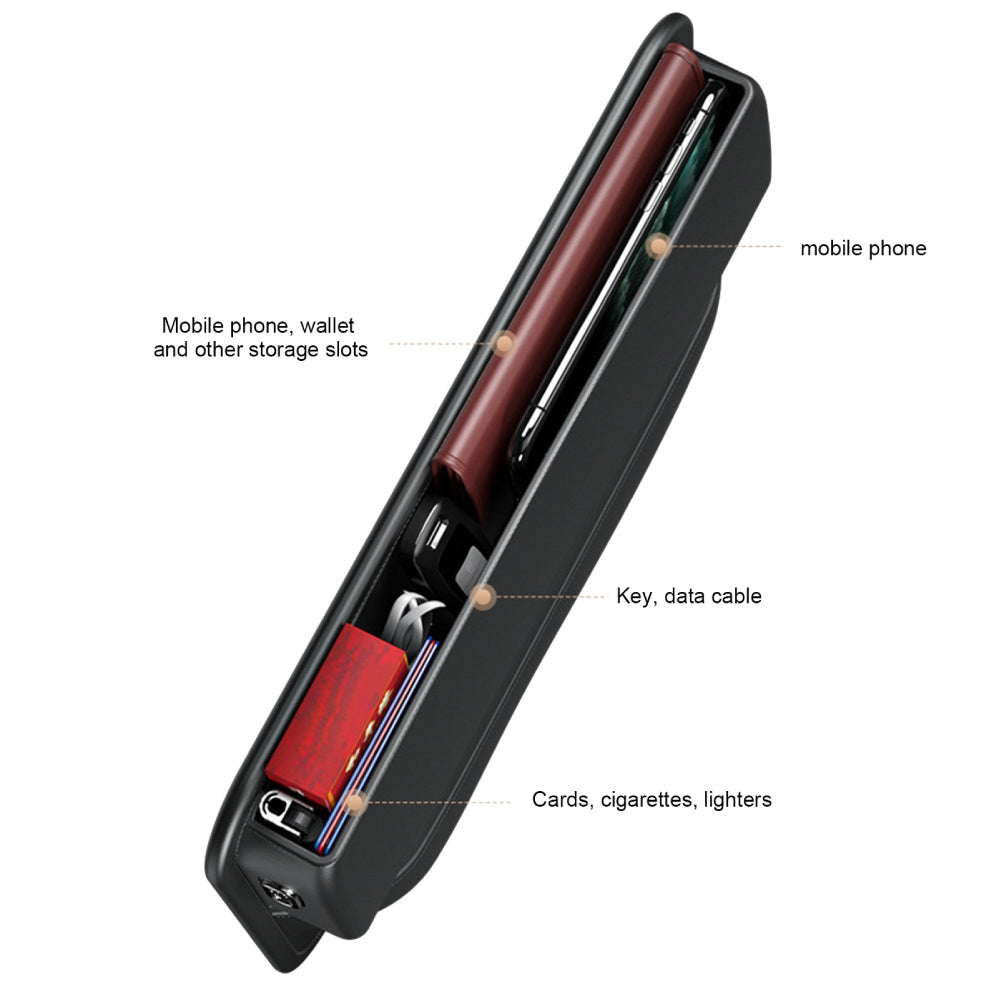 Car Organiser Caddy Seat Gap Cup Holder and Phone Cable Slot